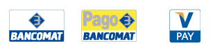 Modalità di pagamento: Maestro, Mastercard, Visa, PagoBancomato, Bancomat, VPay